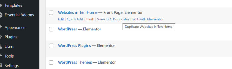 WordPress Duplicate Page 5